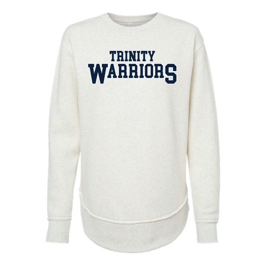 Trinity Academy Women's Weekend Fleece - Twill Applique Logo