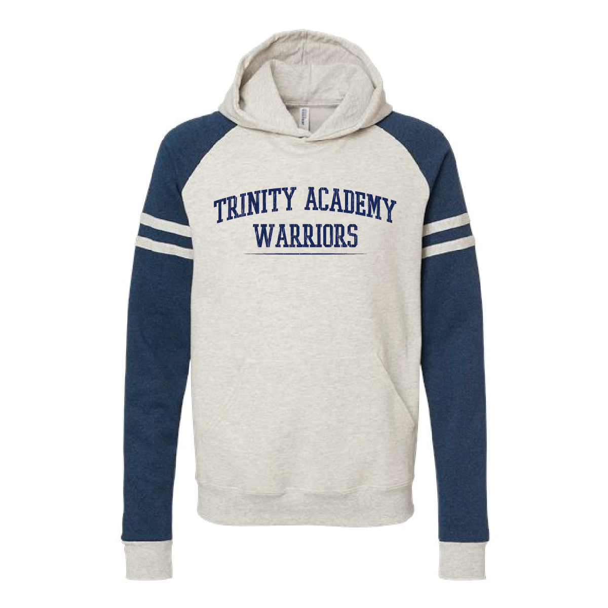 Trinity Academy Varsity Colorblocked Raglan Hooded Sweatshirt