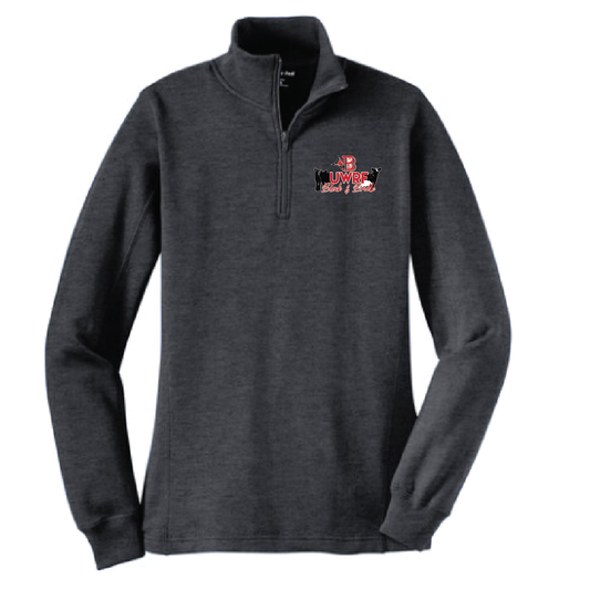 UWRF Block and Bridle Womens 1/4 Zip Sweatshirt