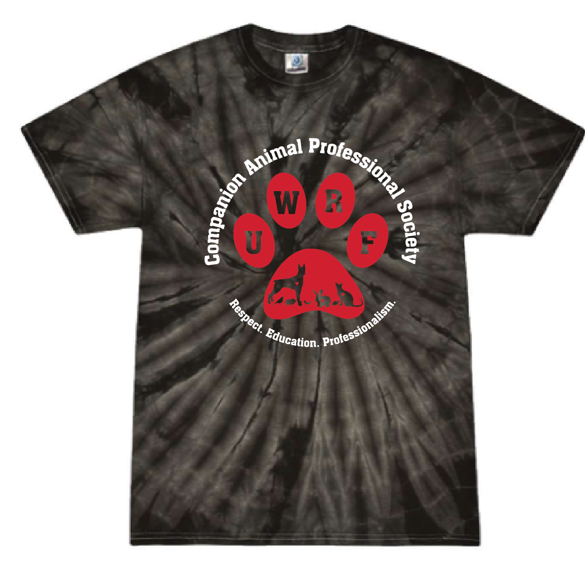 UWRF CAPS Tie Dye Short Sleeve Shirt