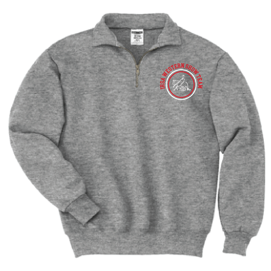 UWRF IHSA Western Jerzees® Super Sweats® NuBlend® 1/4-Zip Sweatshirt with Cadet Collar
