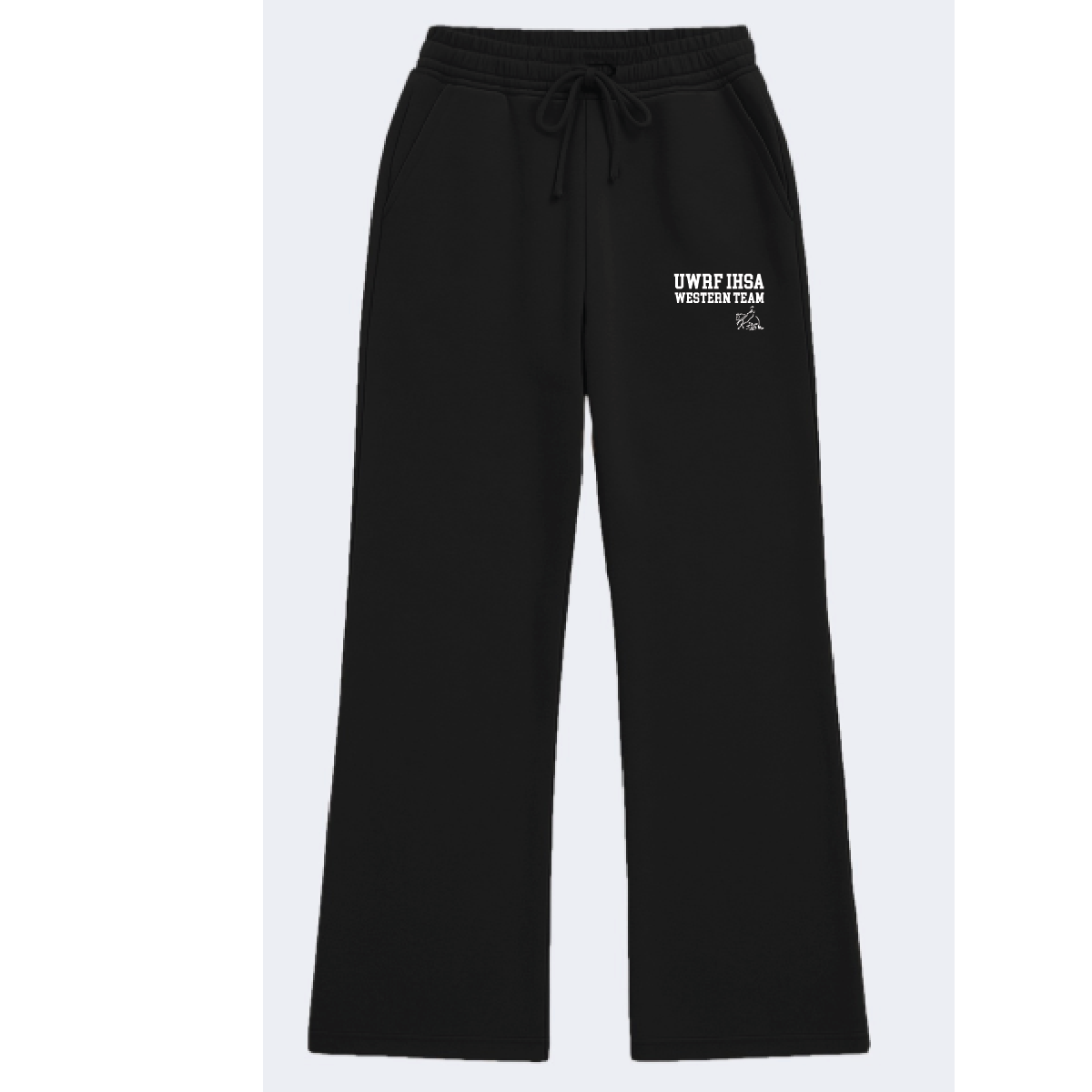 UWRF IHSA Western Ladies Fleece Wide Leg Pant