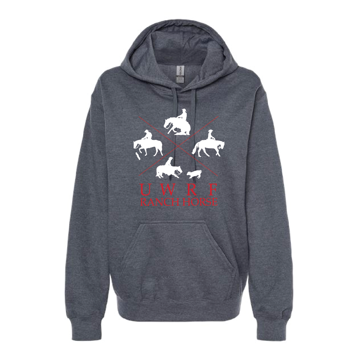 UWRF Ranch Horse Gildan Softstyle Hooded Sweatshirt
