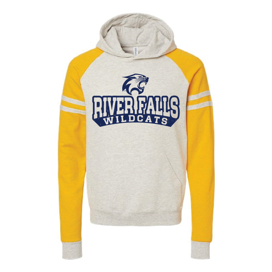 River Falls Retail Online Varsity Colorblocked Hooded Sweatshirt