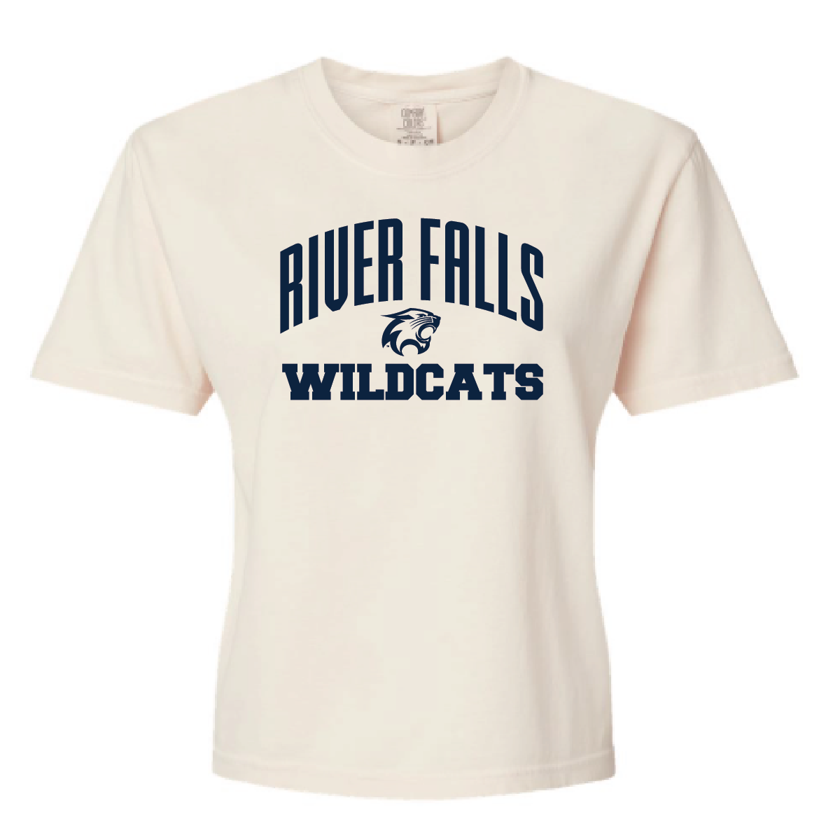River Falls Retail Online Comfort Colors Womens Garment Dyed Heavyweight Boxy T-Shirt