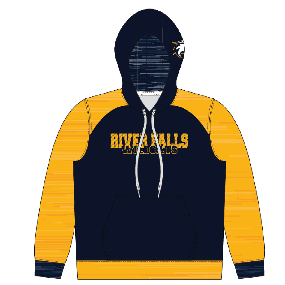 River Falls Retail Online Sublimated Digital Print Sweatshirt - Champro