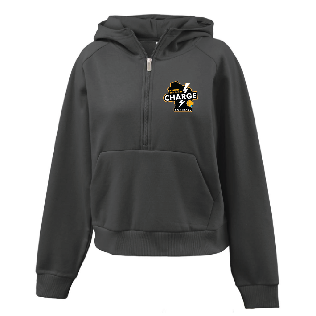 Wisconsin Charge Women's Half Zip Hoodie