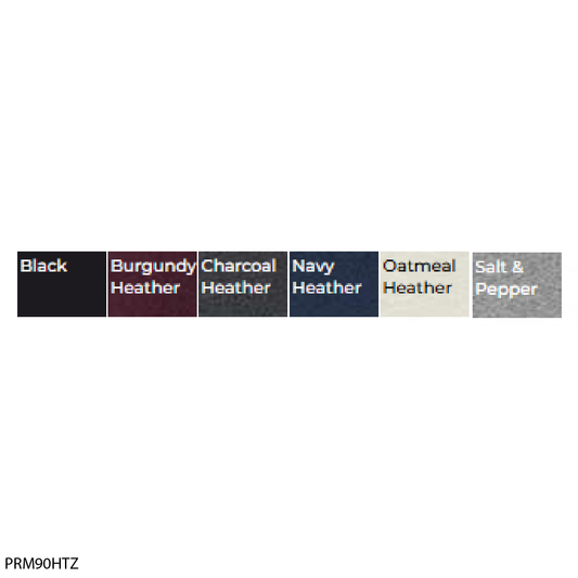 City of RF Unisex Heathered French Terry Full-Zip Hooded Sweatshirt