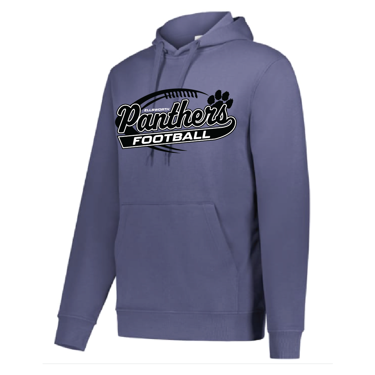 Ellsworth Football Augusta 60/40 Fleece Hoodie with Print