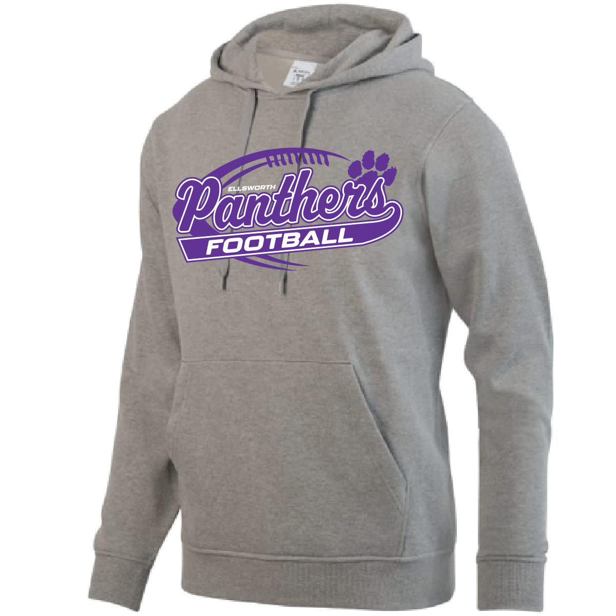 Ellsworth Football Augusta 60/40 Fleece Hoodie with Print