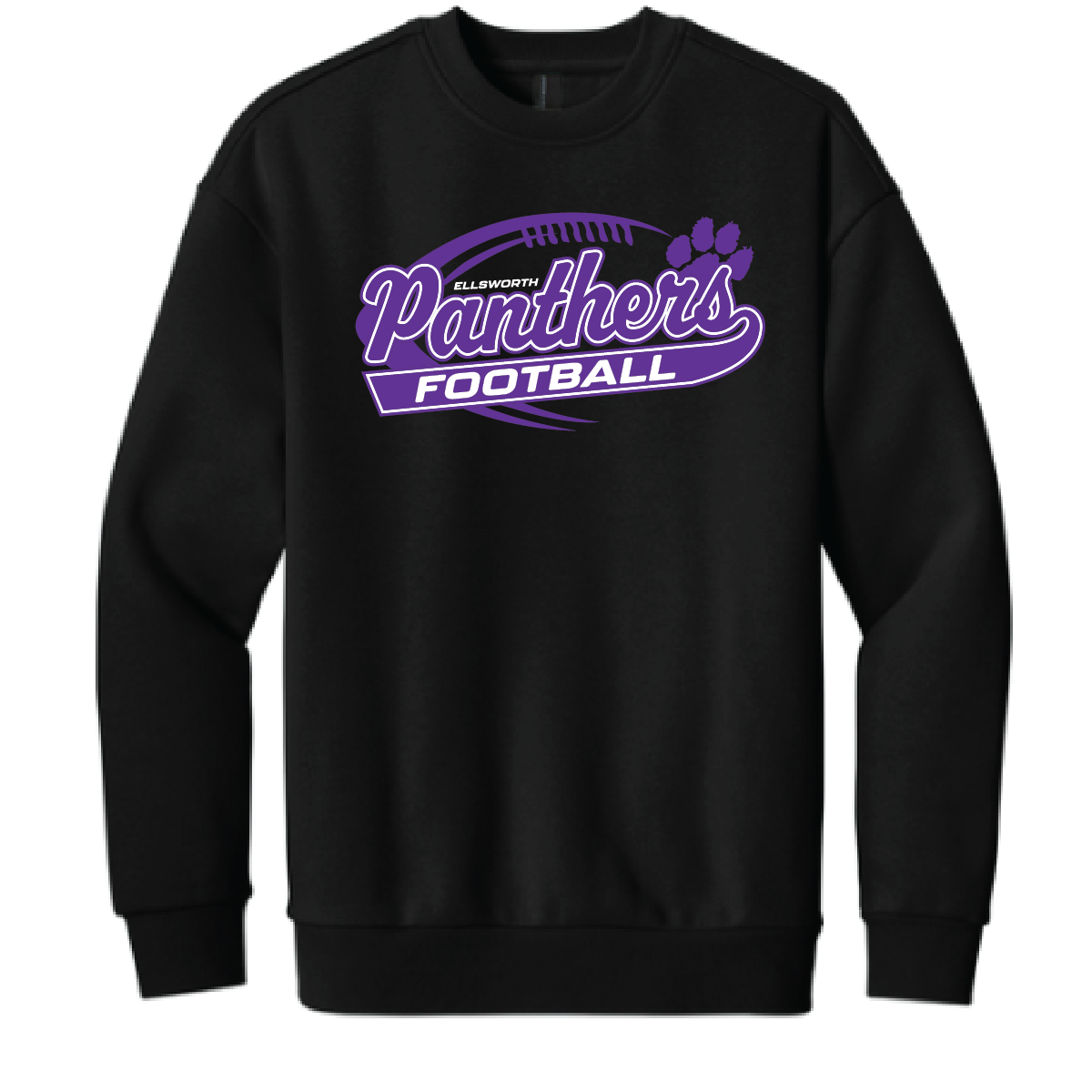 Ellsworth Football District V.I.T. Heavyweight Fleece Crew with Print