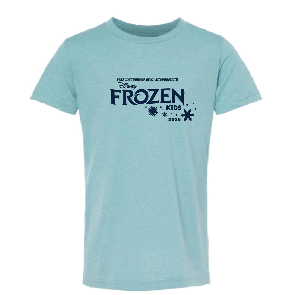 Frozen Kids Bella & Canvas Unisex Heather Short Sleeve Tee
