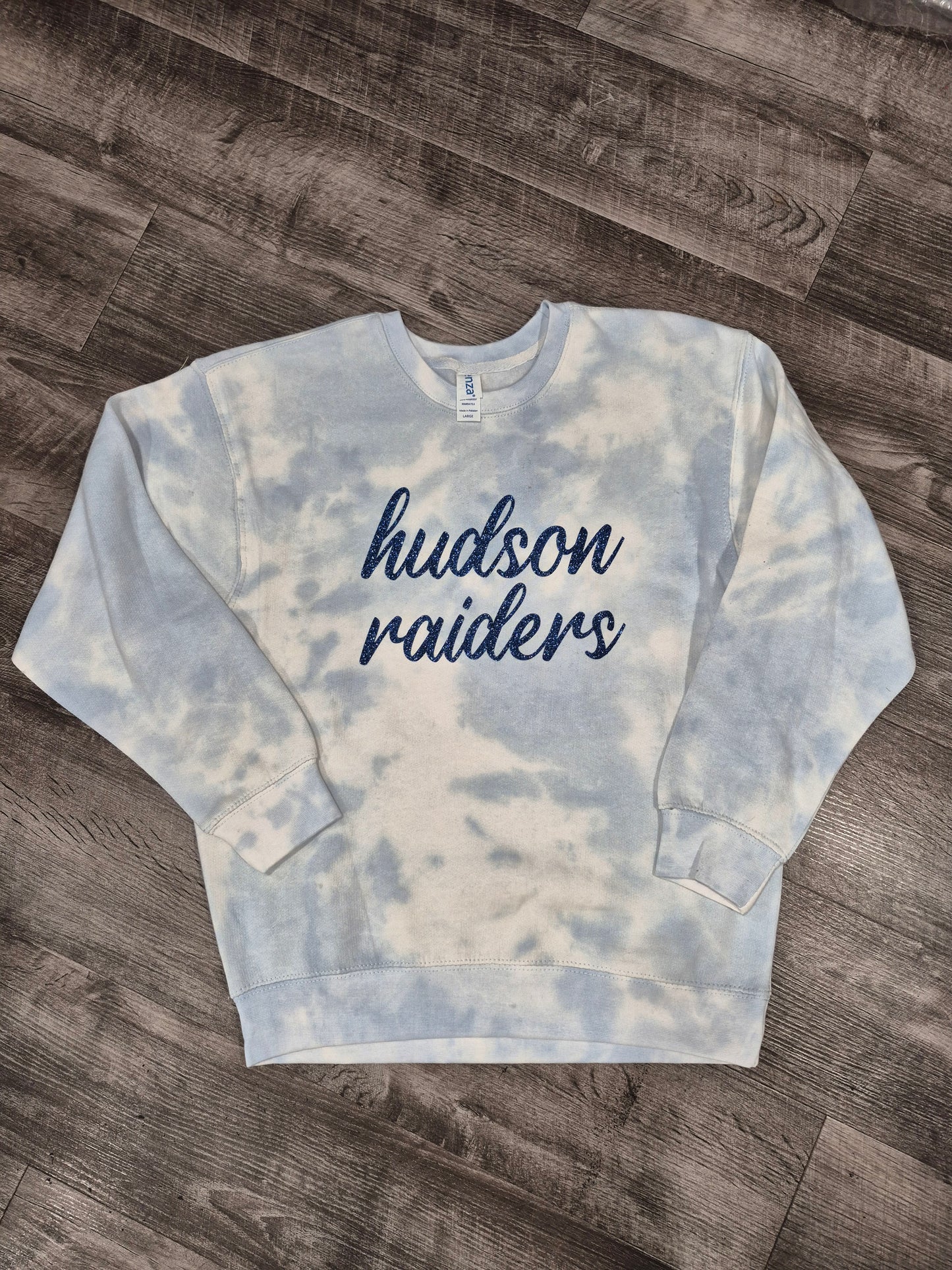 Hudson Raiders Online Youth Tie Dye Fleece Crew