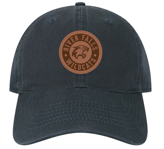 River Falls Retail Online Legacy Relaxed Twill Hat with Leather Patch