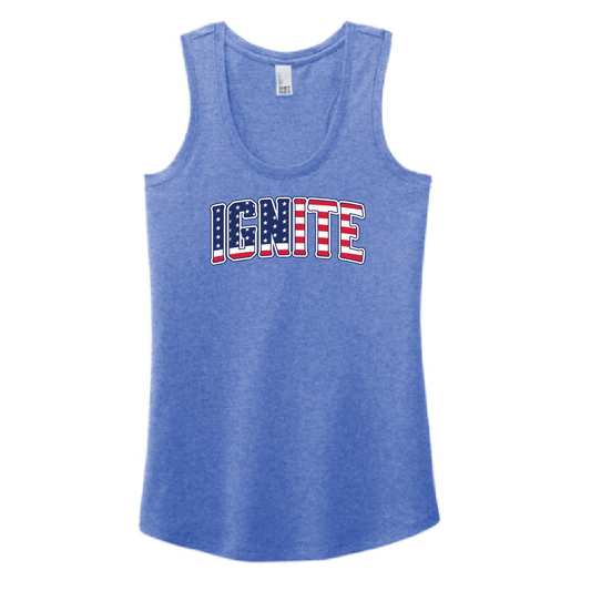 Ignite Baseball District Women's Perfect Tri Racerback Tank