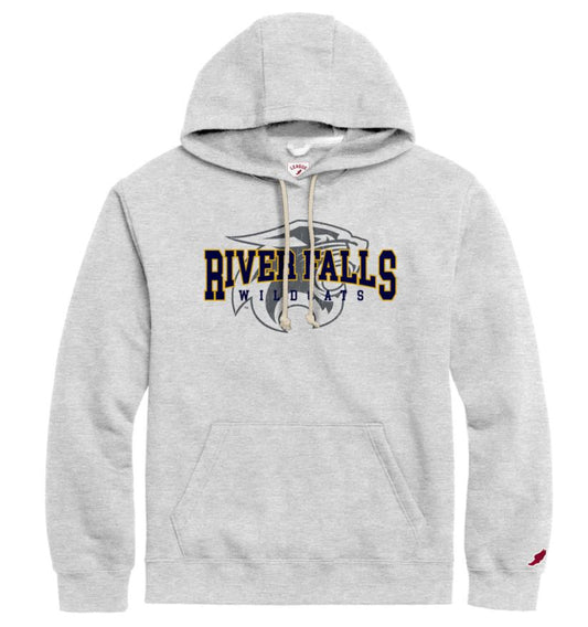 River Falls Retail Online League Essential Fleece Hoodie- Oxford