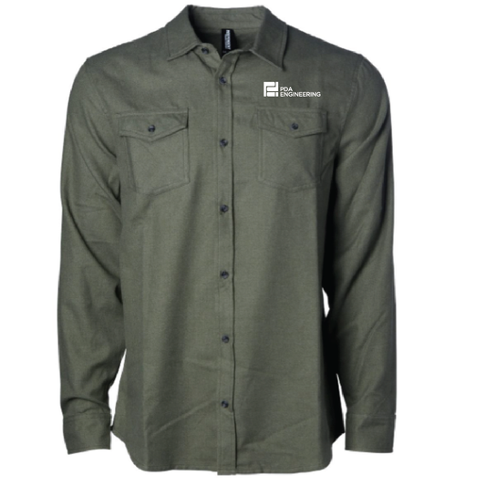 PDA Independent trading Co Unisex Flannel Shirt - Two Colors