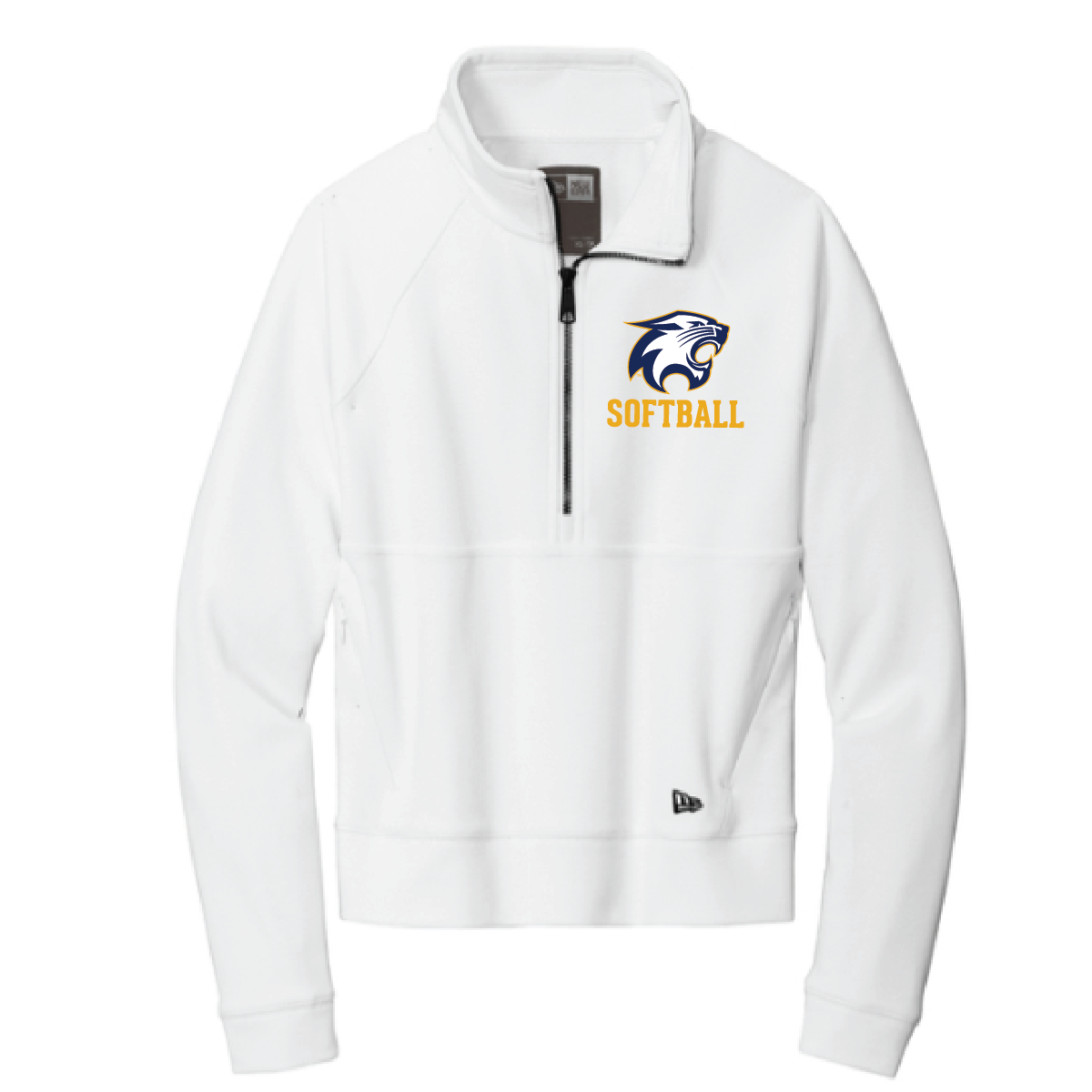 RF HS Softball Women's New Era 1/2 Zip