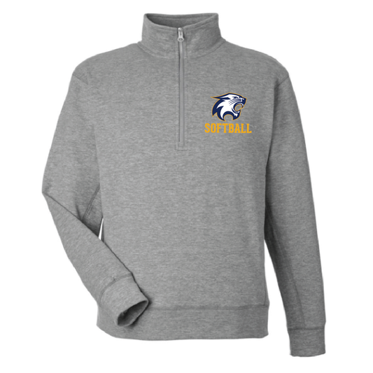 RF HS Softball Unisex Electric Fleece Quarter-Zip Sweatshirt