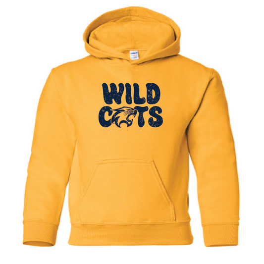 River Falls Retail Online Youth Wildcat Hoodie - Design 65