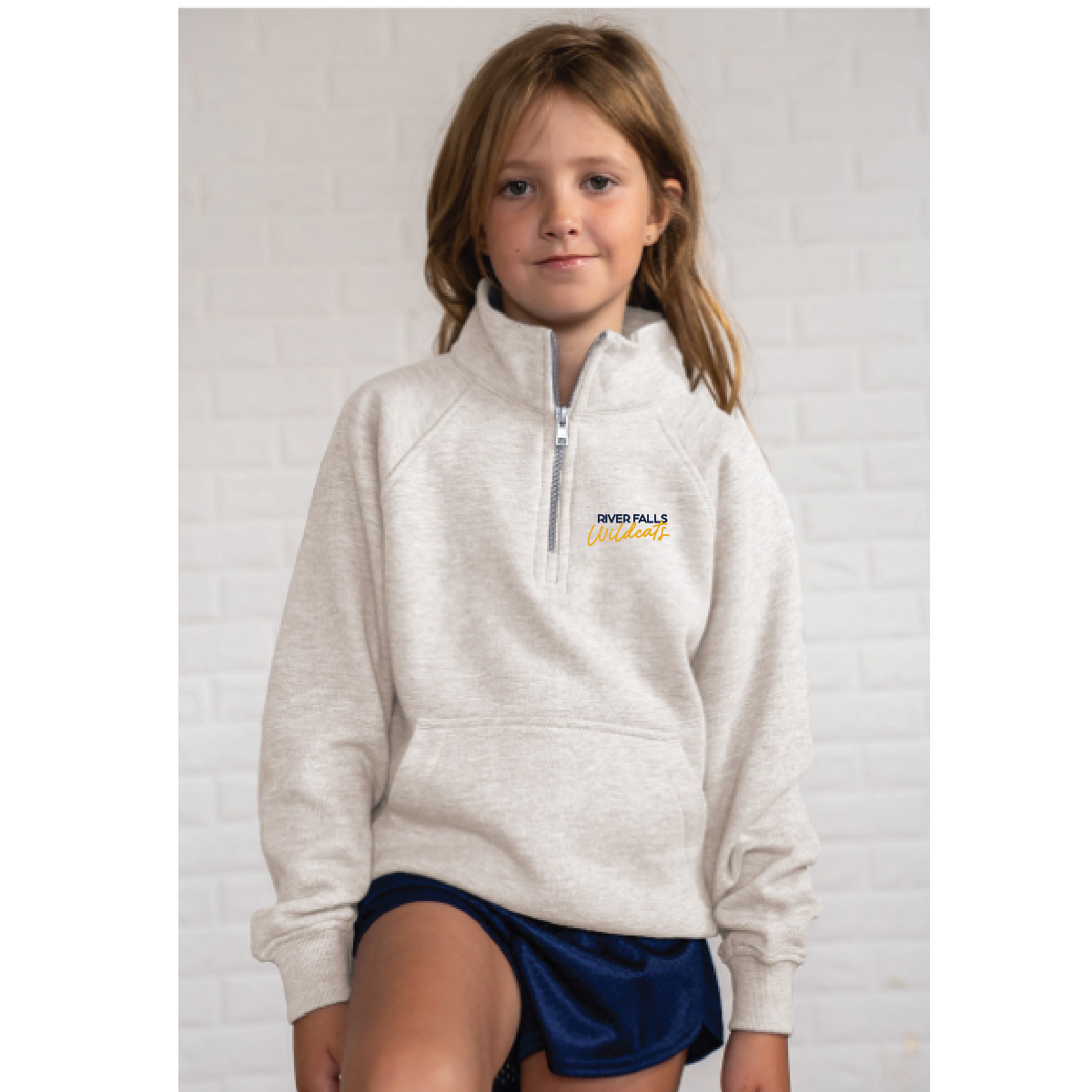 River Falls Retail Online Youth Boxy Half Zip