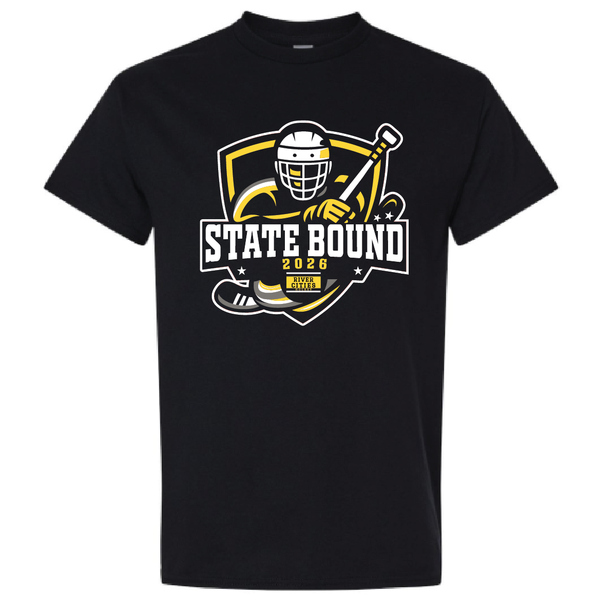 River Cities Hockey State Bound 2026 T-shirt