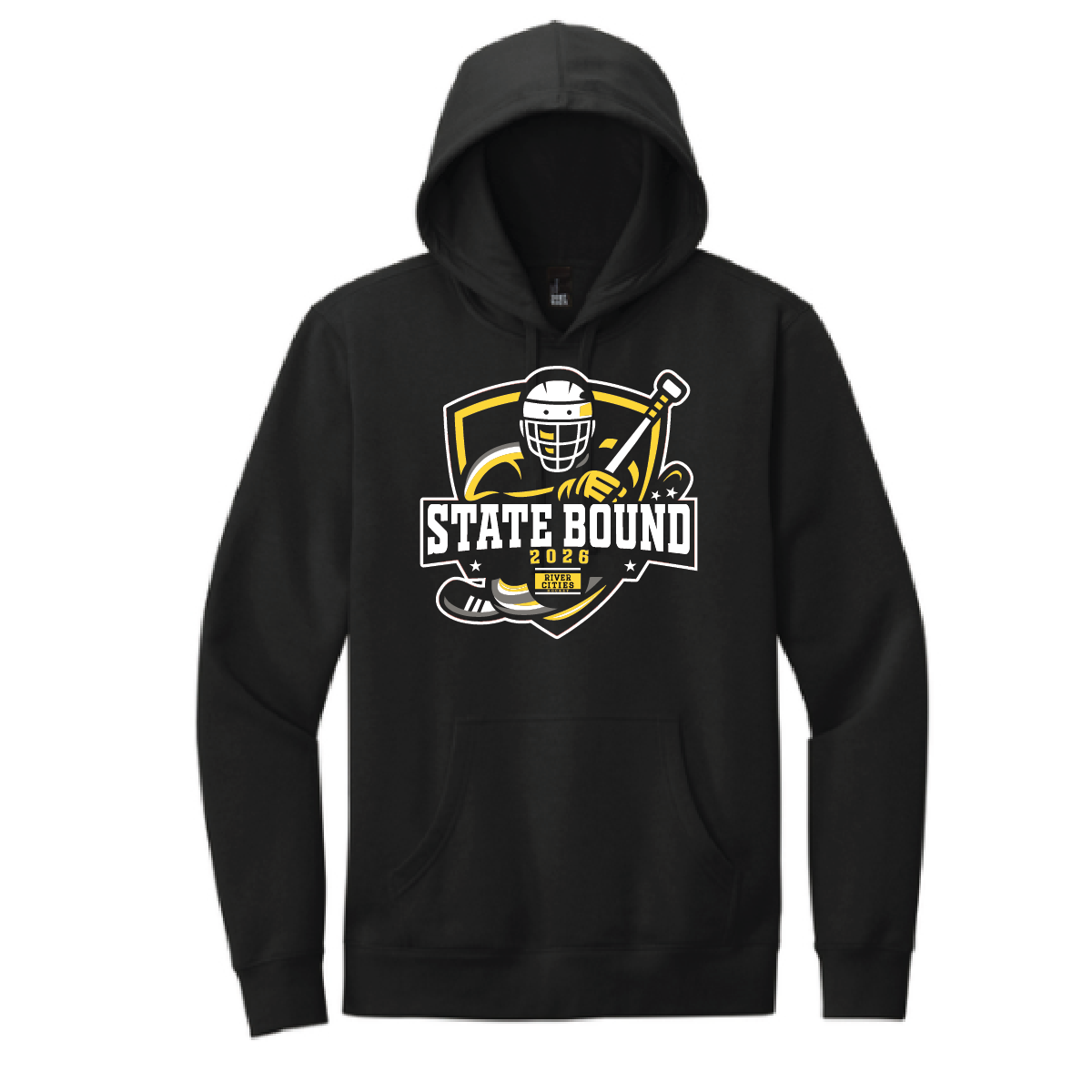 River Cities Hockey State Bound 2026 Hooded Sweatshirt