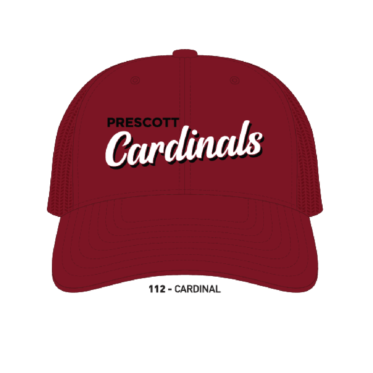 Prescott Retail Online Mesh Back Trucker 112-Silicone Patch