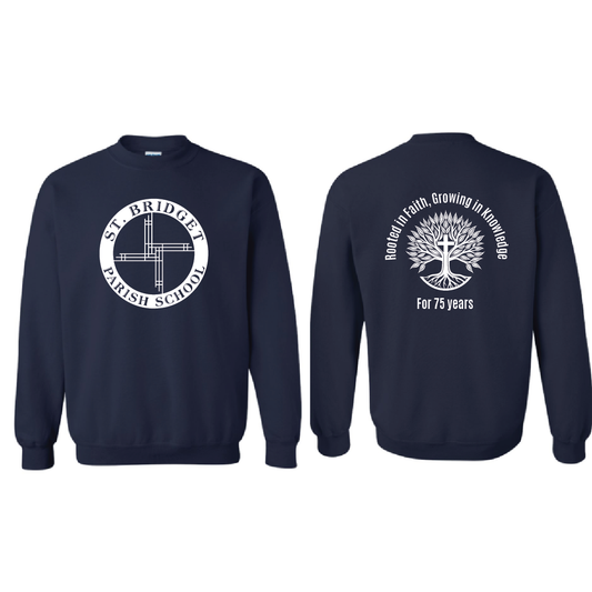 St. B 75 Anniversary Gildan Heavy Blend Crewneck