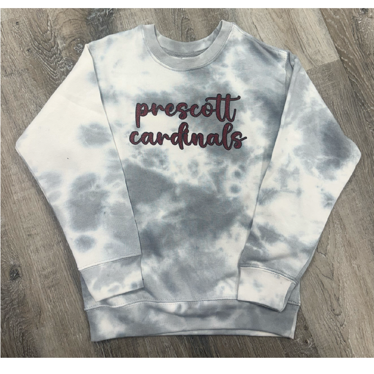 Prescott Retail Online Enza Youth Tie Dye Fleece Crew