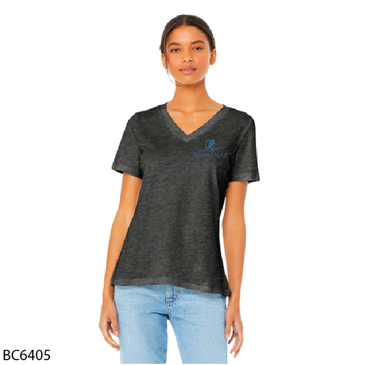 City of RF Bella Canvas Women's Relaxed Jersey V-neck tee