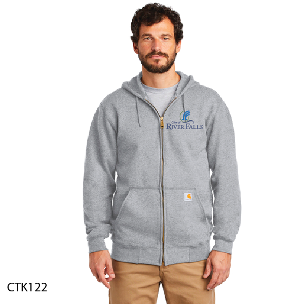 City Of RF Carhartt ® Midweight Hooded Zip-Front Sweatshirt
