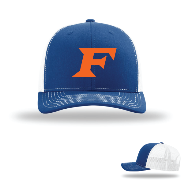 Fighting Fish Trucker Hat – F Logo – River City Stitch