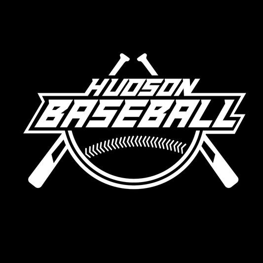 Hudson Baseball Window Cling