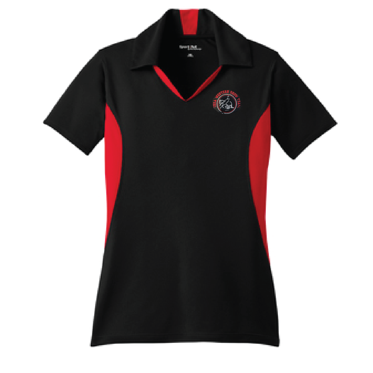 UWRF IHSA Western Team Ladies Side Blocked Micropique Sport-Wick Polo.