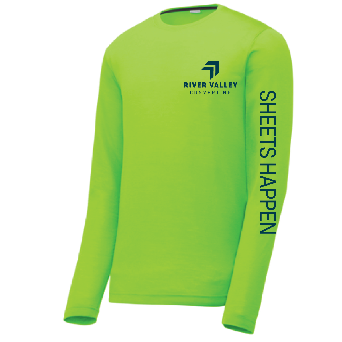River Valley Converting- Sport-Tek® Long Sleeve PosiCharge® Competitor™ Cotton Touch™ Tee
