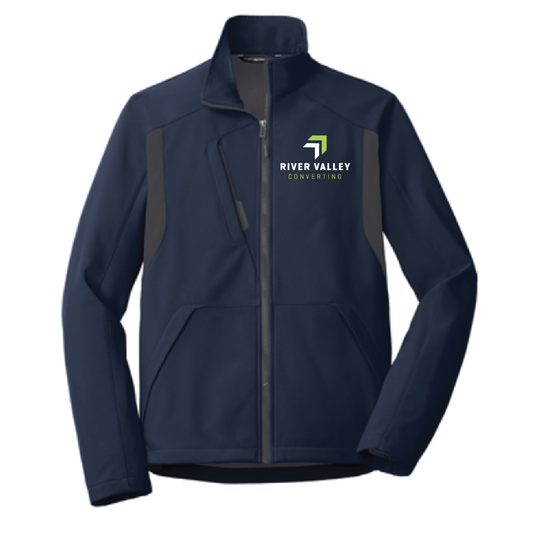 River Valley Converting-  Port Authority® Back-Block Soft Shell Jacket