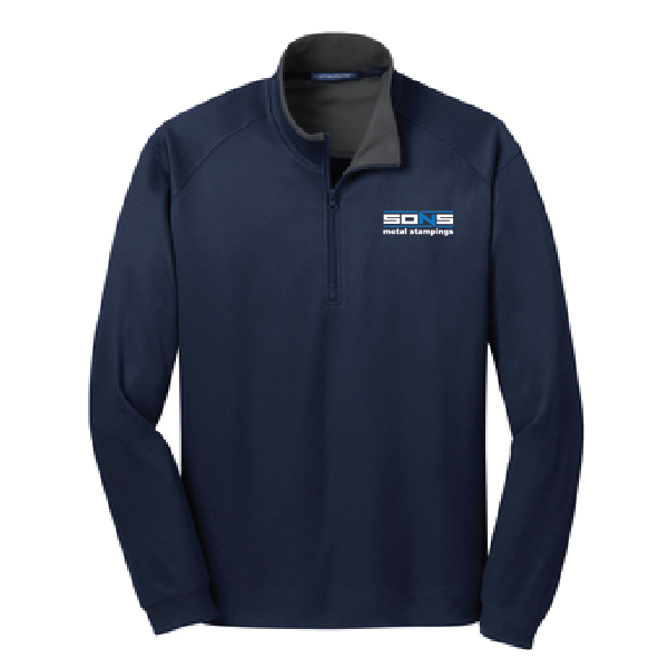 Sons Tool Port Authority® Vertical Texture 1/4-Zip Pullover