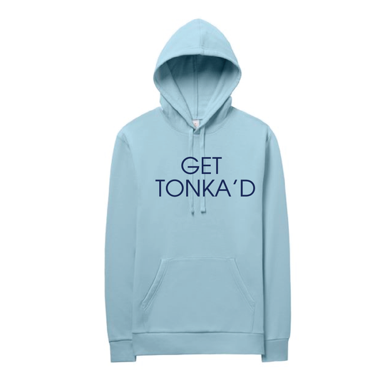 Tonka Vodka- Get Tonka'd Sweatshirt- White and Light Blue